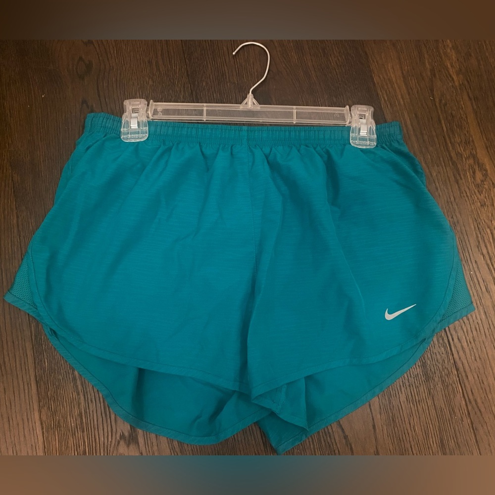 Aqua Nike Running Shorts